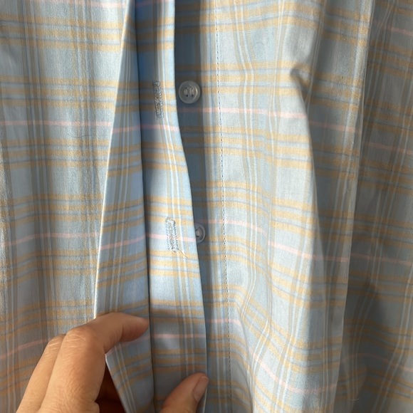 Leylie plaid button up top - Picture 2 of 7